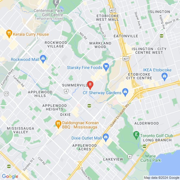 Ontario Conservatory of Music location map