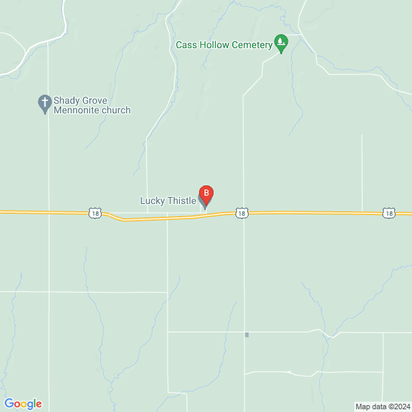 Kristyn Kalnes Studio location map