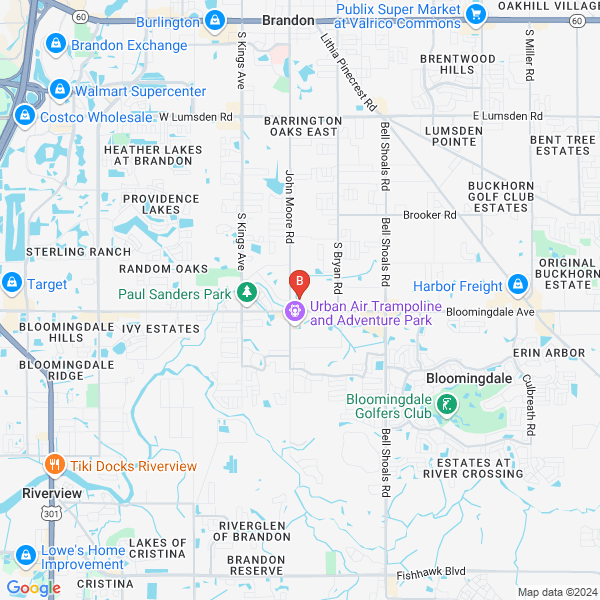 TampaBayMold.net - Brandon FL location map