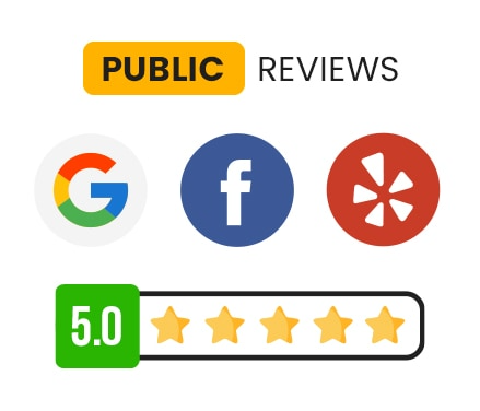 Five Star reviews business image